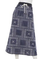 【anap mimpi】裏起毛ロングスカート/BK