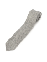 ステファノ・カウ カシミヤネクタイ/ライトグレー(011)