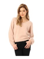 ミンクフェザー２WAYオフショルトップス/PINK