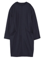 圧縮ウールワンピース/NVY