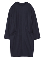 圧縮ウールワンピース/NVY