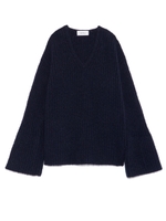 ベルスリーブニット/NVY