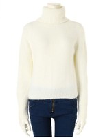 オフタートルシャギープルオーバー/グレー