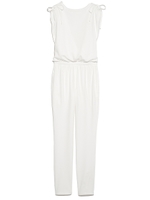 【emmi yoga】ギャザーオールインワン/WHT