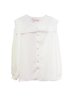 ビッグカラーブラウス/black