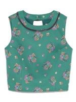 フラワーフェイストップス/BLK