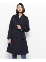 撥水トレンチコート/ブルー系(094)