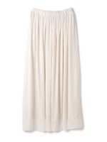 シフォンマキシスカート/ホワイト(030)