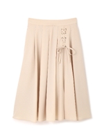 SLIT LACE DOWN SK/ベージュ(040)