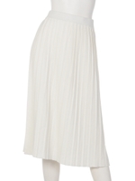 KNITプリーツSK/WHT