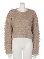 LOOP SHAGGY KNIT/ブラック