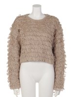 LOOP SHAGGY KNIT/ブラック