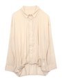 SATEN ブラウスシャツ/BEIGE