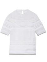 キカレースブラウス/WHT