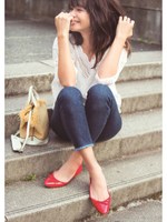 スカラブラウス/ホワイト