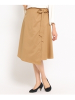 ラップリボンスカート/ブルー(092)