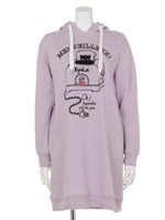 コビニャートースターパーカワンピース/ラベンダー