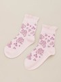 フラワーJQ SOCKS/ブルー