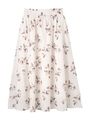 PEACH JOHN/ギャザーミディスカート/フラワー