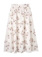 PEACH JOHN/ギャザーミディスカート/フラワー