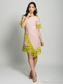 アシメレースワンピース【2017SPRING】/サックス