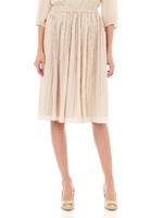 パウダープリーツスカート/イエロー(060)