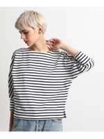 ボーダードルマンプルオーバー/グレー(312)