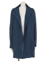 フード付ニットカーデ/ベージュ