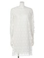 [GREED]FLORET EMBROIDERY Tunic/WHITE