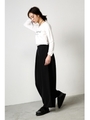 【AZUL by moussy】タックワイドパンツ/BEG