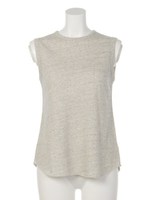 【BED&BREAKFAST】SILK NEP TANK/GRAY