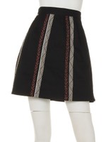 チロリアン台形SK/ブラック