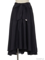 プリーツテールスカート/サックス