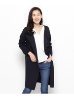 ロングニットカーディガン/ネイビー(093)