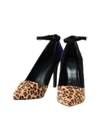 異素材パンプス/PURPLE