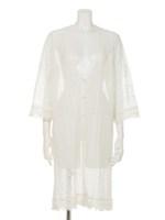 【anap mimpi】ラッセルレースロングガウン/BK