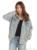 スウェットデニムBIGGジャン/ブリーチ