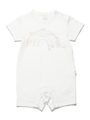 レインボーワンポイント baby ロンパース/OWHT