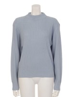 chick ウォッシャブルH/NスプリンクニットP/O/WHT