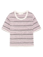 ツイード風半袖プルオーバー/ORG