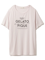 レーヨンロゴTシャツ/PNK