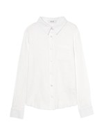 ダブルガーゼシャツ/WHITE