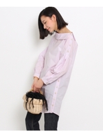 TELA アシメカラーワンピース/ロイヤルパープル(082)