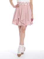 チューリップフリルスカラップ48丈SK/レッド