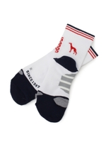 3D設計ショートソックス/ネイビー(193)