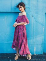 オリエンタルペイズリーワンピース/オフホワイト