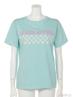 BLAZE UP FIRE TEE/BLACK
