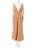 フリルポケットコンビネゾン/ベージュ