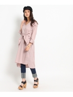 前結びシャツワンピース/オフホワイト(003)