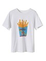 ROCKET FRIESプリントTシャツ/ホワイト